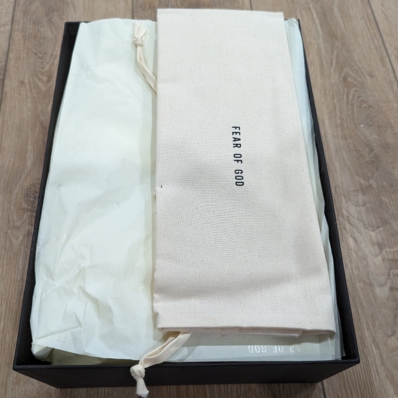 Men's FEAR OF GOD Lace-Up Runner Sneakers Sabbia 45 US 12 - Picture 7 of 10